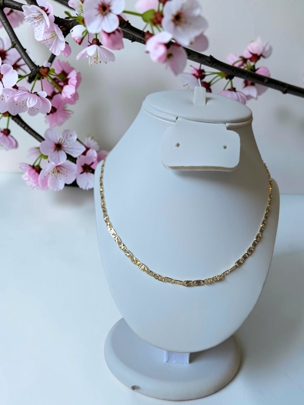Gold Plated Chain Necklace – Elegant Jewelry – High Shine Finish – Gift